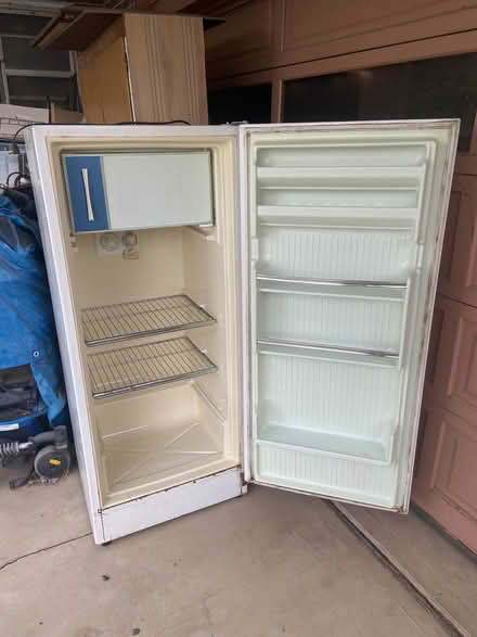 Photo of free Garage Refrigerator (West of Longmont 65th & Nelson) #2
