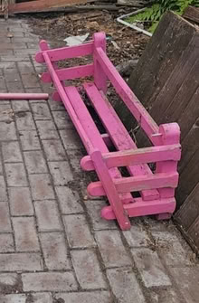 Photo of free pink plant stand (CH45) #1