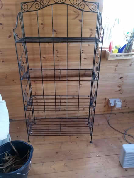 Photo of free Foldable metal storage rack (Barry) #1