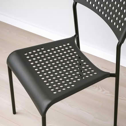 Photo of free Black metal and plastic chairs x 2 (Dunfermline KY11) #2