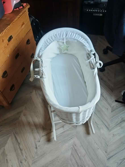 Photo of free Moses basket with rocking base (Angmering BN16) #2