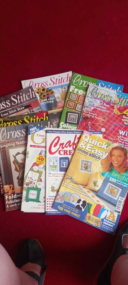 Photo of free Collection of 'Cross Stitch' magazines. (Goldington MK41) #1