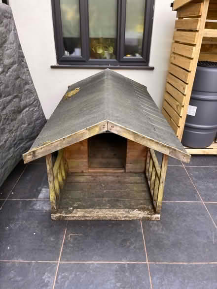 Photo of free wooden dog kennel (BL9) #3