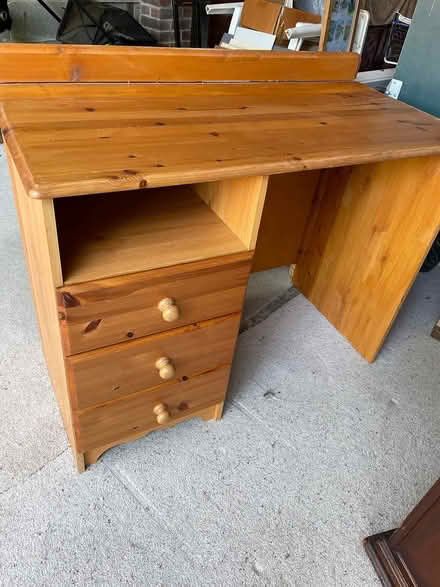 Photo of free Wooden desk-pine (Horsham) #1