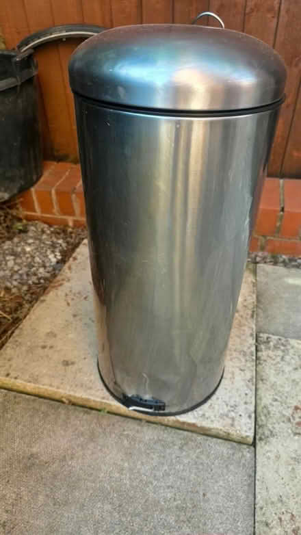 Photo of free stainless steel kitchen bin (Great Lever Bolton BL3) #1