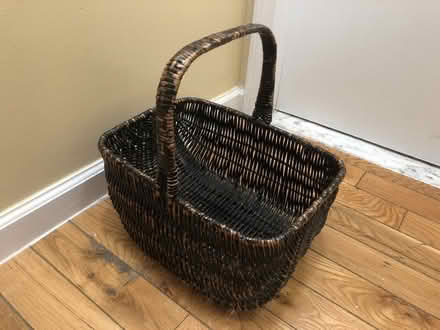 Photo of free christmas tree + basket (Washington Heights) #4