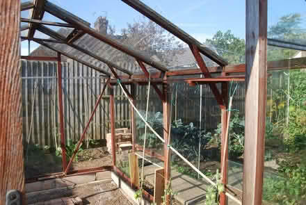 Photo of free 7'6" x 10' 6" wooden greenhouse - Ockbrook (The Moravian Settlement DE72) #3