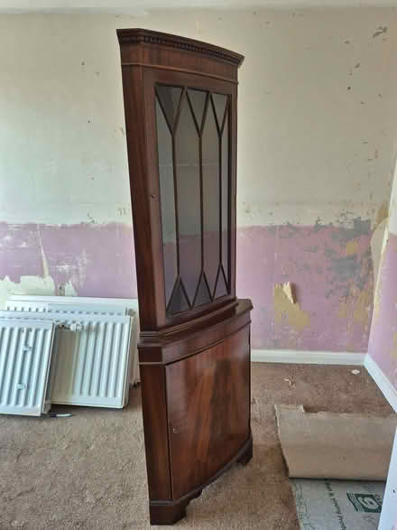 Photo of free Mahogany Corner Cabinet (Penrith CA11) #3