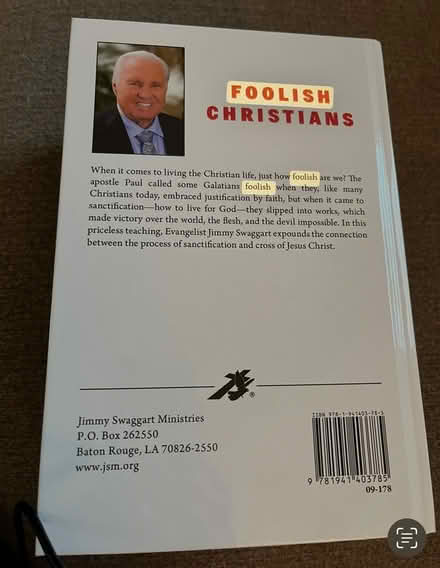Photo of free Foolish Christians - Jimmy Swaggart (Mohegan Lake) #2