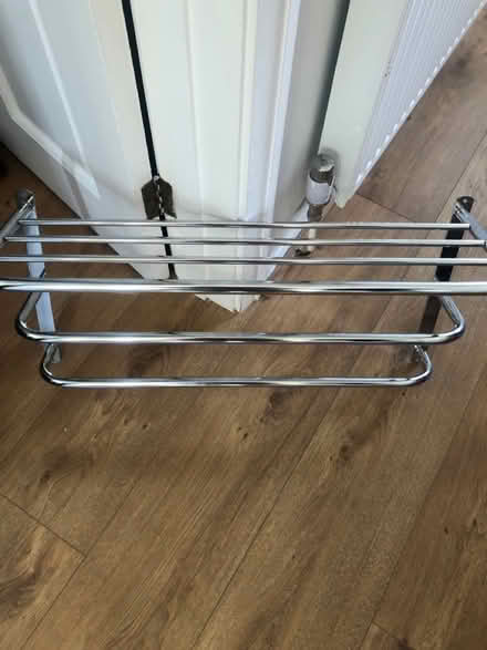 Photo of free Towel rail with shelf (Spital, Wirral) #1