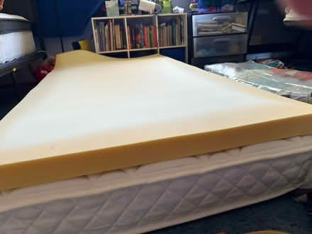 Photo of free Twin memory foam topper (Roselle Park) #3
