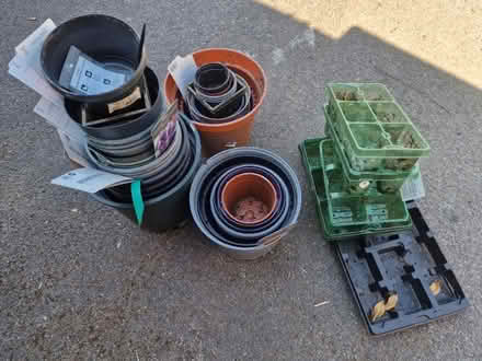 Photo of free Selection of plastic pots (Horsham) #1
