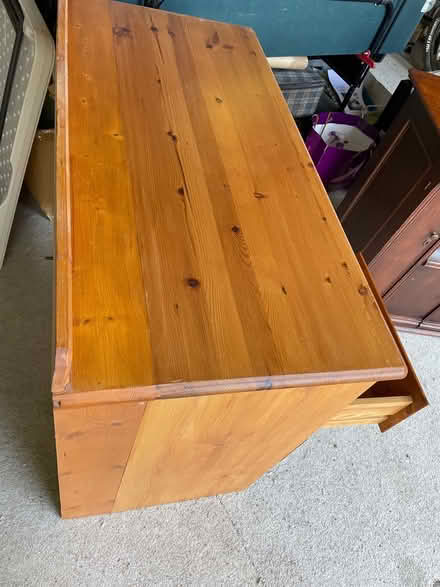 Photo of free Wooden desk-pine (Horsham) #3