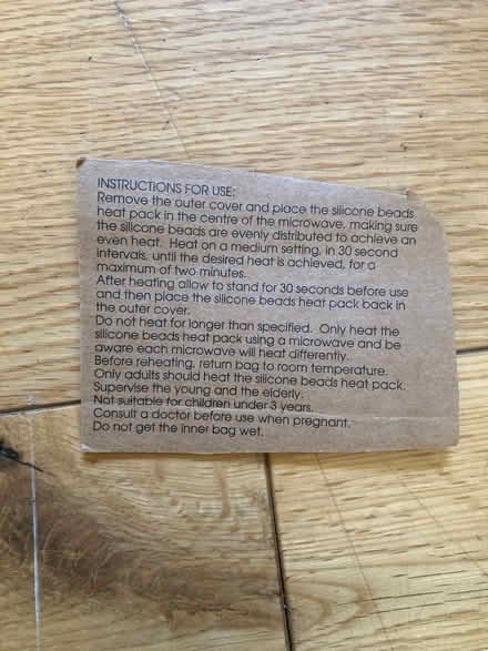 Photo of free Duck shaped heat pack (Freehold LA1) #3
