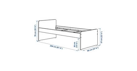 Photo of free Bed Frame (SLÄKT IKEA) (NW10) #3