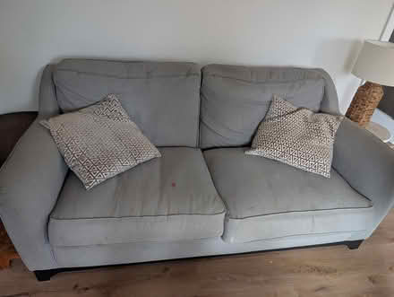 Photo of free Grey Sofa (Deansgrange, dublin) #1