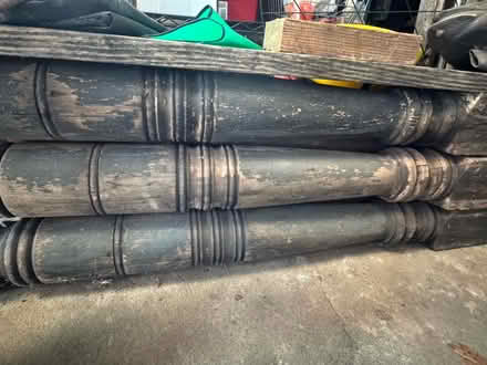Photo of free 3 wooden porch posts (Latrobe, PA downtown) #1