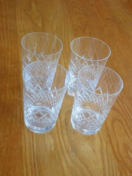 Photo of free Set of 4 cut glass whiskey glasses (Fairfield LA1) #1