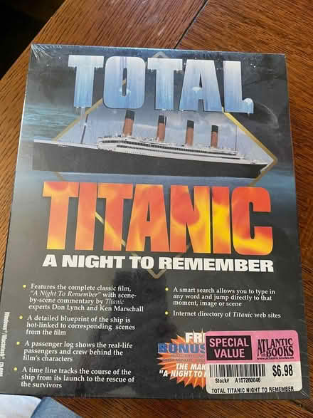 Photo of free Titanic CD ROM (Springfield, Delco) #1