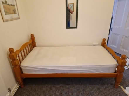 Photo of free 3 seater sofa and single bed (Kilkerrin) #1