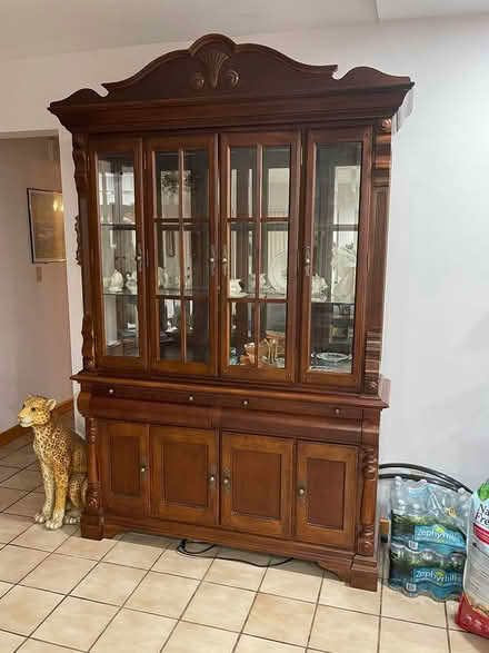 Photo of free Lighted china cabinet (52nd Ct N) #1
