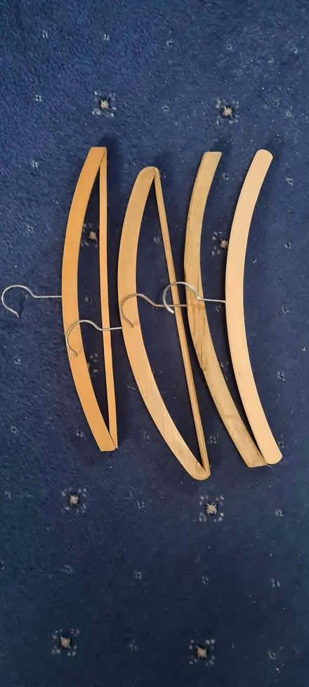Photo of free Wooden clothes hangers (Morningside EH10) #1