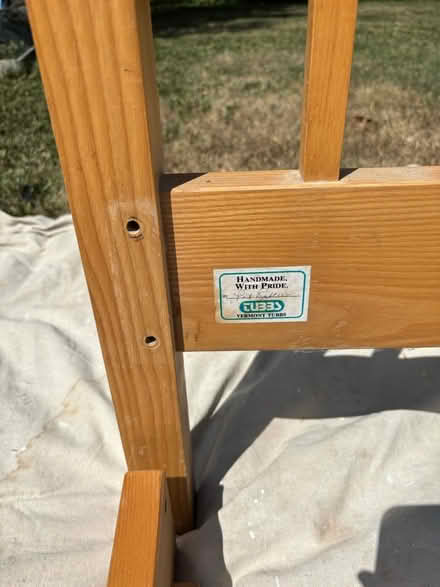 Photo of free Crate & Barrel Maple Twin Bed (Penrose, Arlington) #4