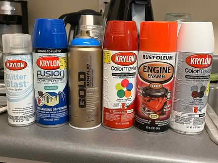 Photo of free 6 cans of spray paint (Northgate) #1