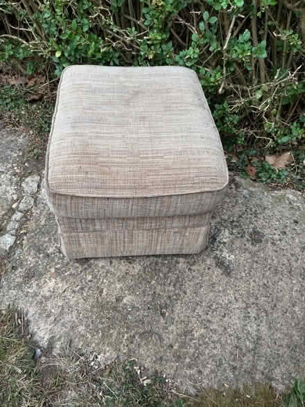 Photo of free M&S Footstool on castors (Lemsford AL8) #1