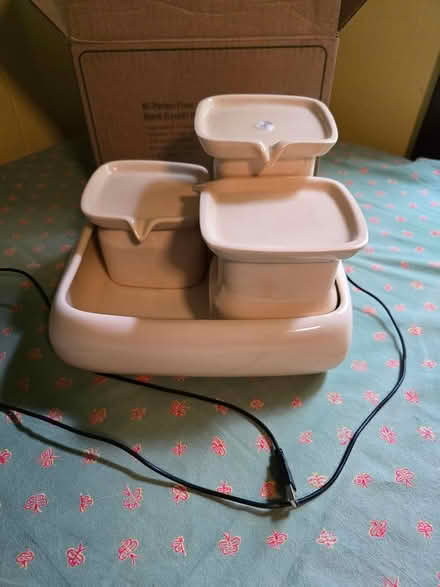 Photo of free 2 Ceramic Pet Water Fountains (West 7th) #1
