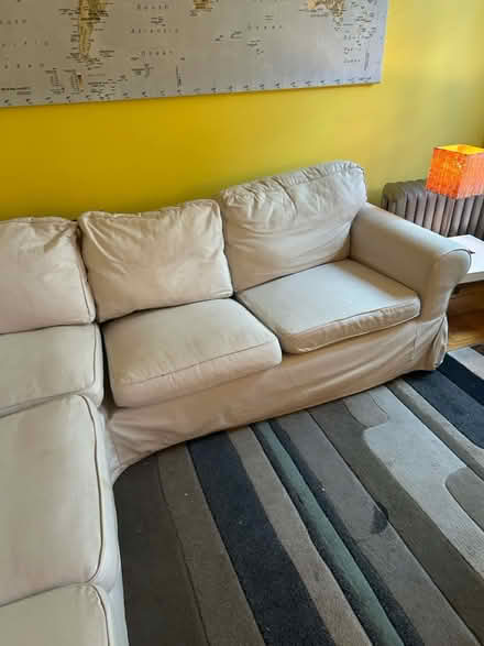 Photo of free White IKEA sofa (Central Harlem) #4