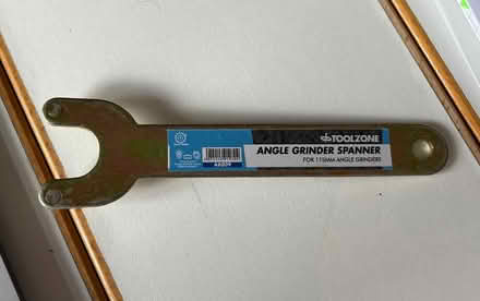 Photo of free Spanner for 115mm Angle Grinder (Iver Heath Fields SL0) #1