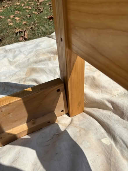 Photo of free Crate & Barrel Maple Twin Bed (Penrose, Arlington) #3