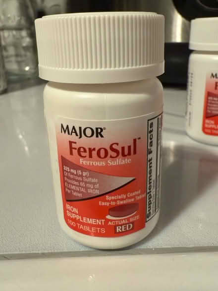 Photo of free NEW Ferrous Sulfate (Iron) (Woburn on the Burlington line) #2