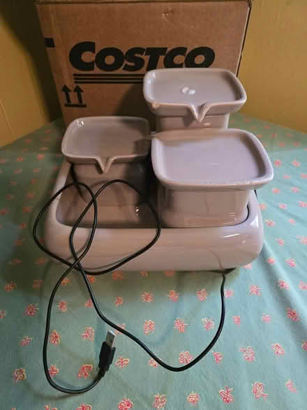 Photo of free 2 Ceramic Pet Water Fountains (West 7th) #2