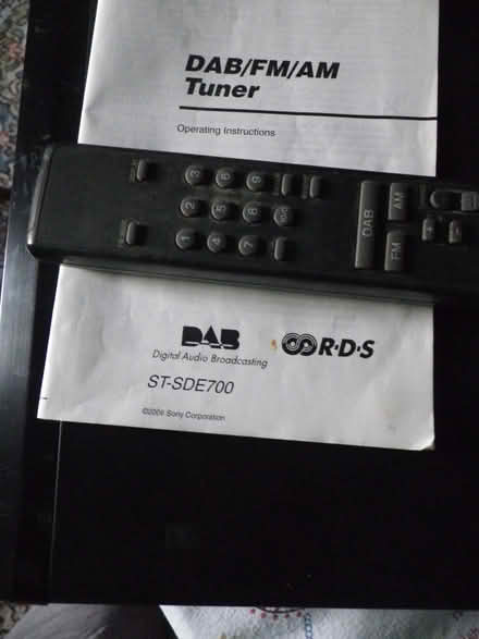 Photo of free Sony DAB/FM/AM Tuner (Ware SG12) #1