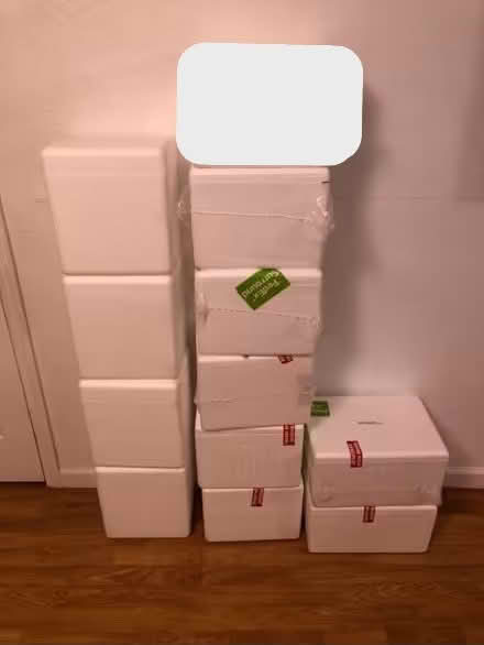 Photo of free Styrofoam coolers & gel packs (Scotts Valley by Vine Hill Rd.) #1