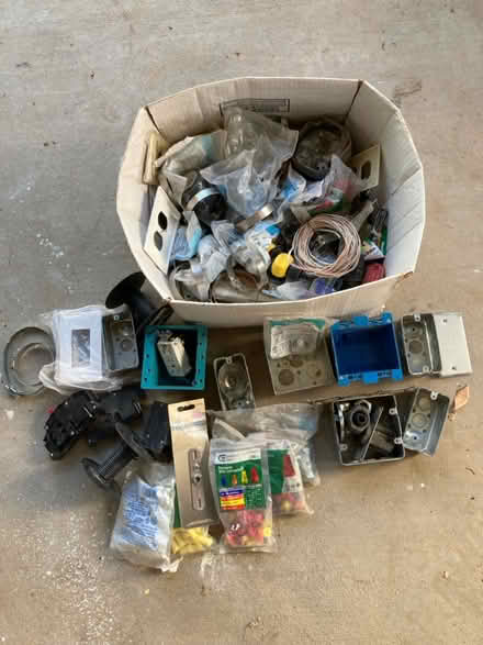 Photo of free Box electrical parts (Sacramento) #1