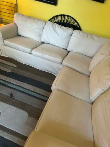Photo of free White IKEA sofa (Central Harlem) #1