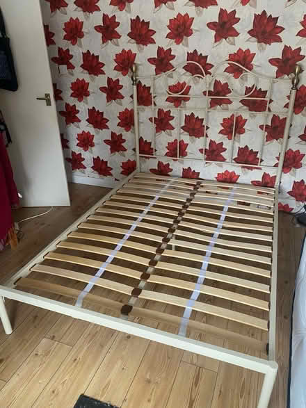 Photo of free Metal double bed with headboard (RG4) #1