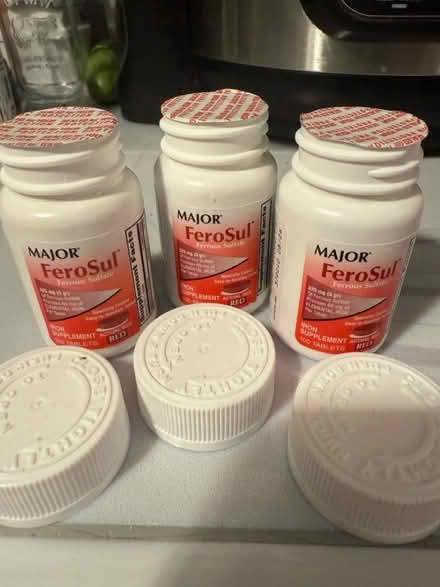 Photo of free NEW Ferrous Sulfate (Iron) (Woburn on the Burlington line) #1