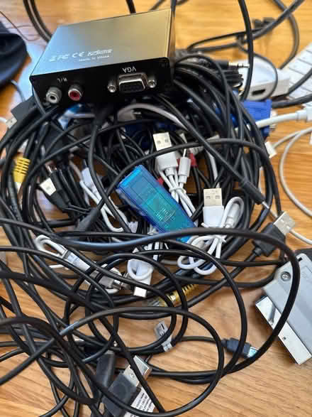 Photo of free Various cables and connectors (Eaton NR4) #1