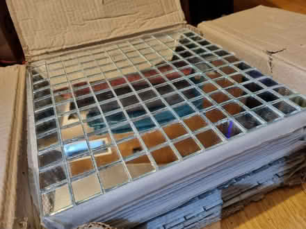 Photo of free 20 x Mirror Mosaic Tiles (33cm x 33cm) Area: 2.178 M.Squ. (Wooburn Green HP10) #1