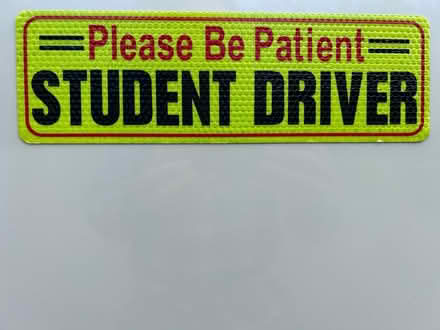 Photo of free Student driver car magnet (Fall Creek, Ithaca) #1