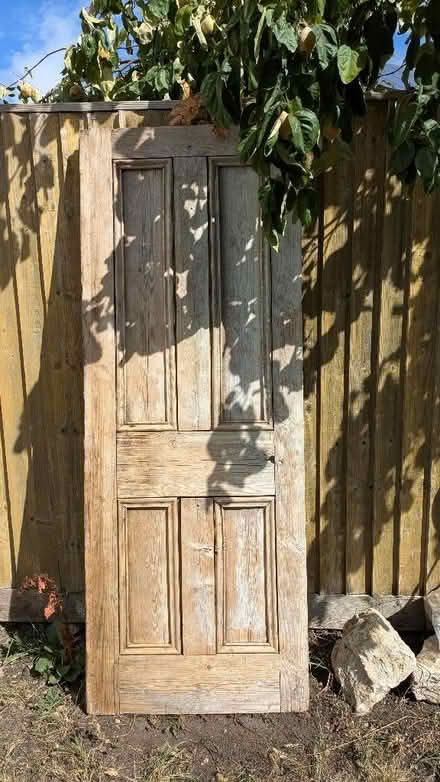 Photo of free Solid wood door c. 195 x 74cm (Town Furze OX3) #1