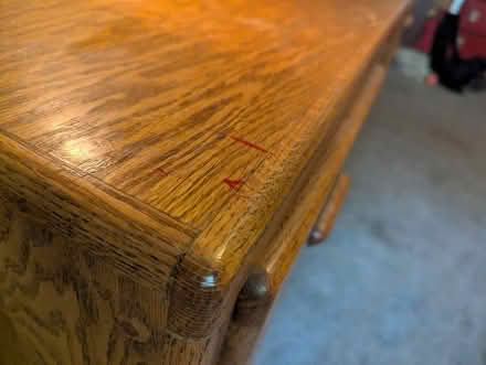 Photo of free Lovely wood desk (South seattle) #4