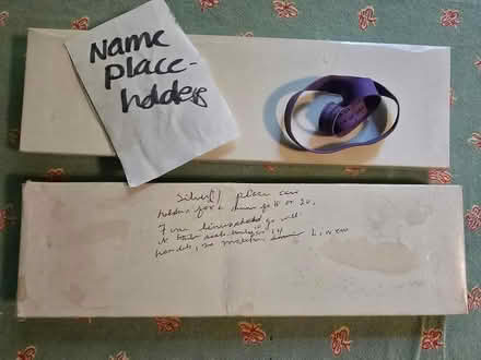 Photo of free Reusable Ceramic Name PlaceHolders (West 7th) #1