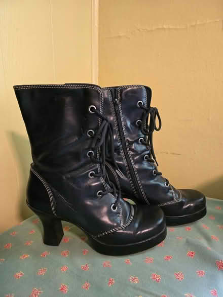 Photo of free Vintage Black Boots Size W11 (West 7th) #2