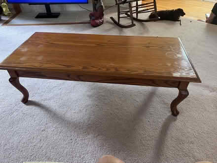 Photo of free Sturdy wooden coffee table (Far southwest) #1