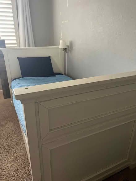 Photo of free Twin wooden bed (Highlands Ranch/Lone Tree) #1
